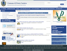 Tablet Screenshot of comune.prato-carnico.ud.it